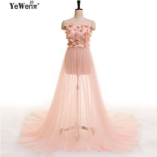 Shoulderless Maternity Dresses For Photo Shoot Sexy Pregnancy Maxi Gown Long Pregnant Women Dress Photography Props YEWEN