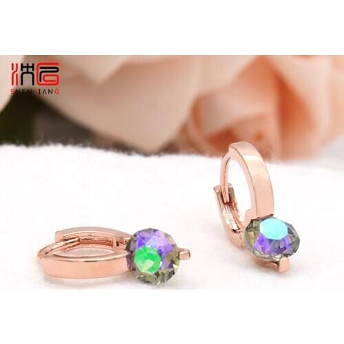 Серьги с камнями SHENJIANG China At AliExpress