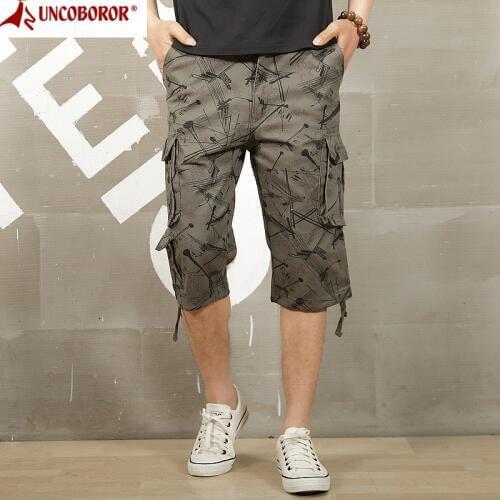 Summer Mens Cargo Beach Shorts Casual Hot breeches Camouflage Camo Baggy Multi Pocket Military Short Pants Male Tactical Shorts