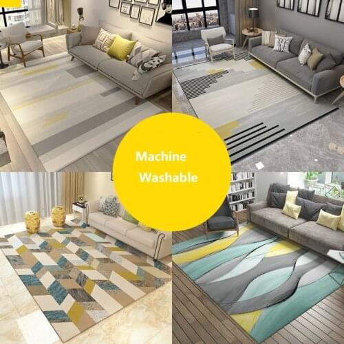 Modern Geometric Thick Carpet Door Floor Mats Anti-slip Living Room Rugs Kitchen Mats for Floor