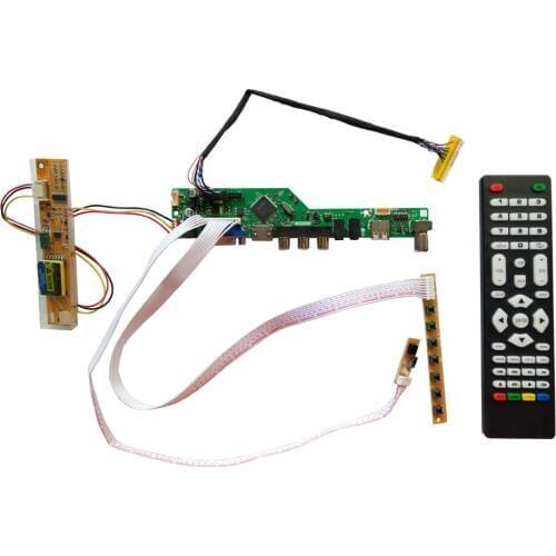T.V56.031 New Universal HDMI USB AV VGA ATV PC LCD Controller Board for 15.6inch 1366x768 LP156WH2-TLC1 LED LVDS Monitor Kit