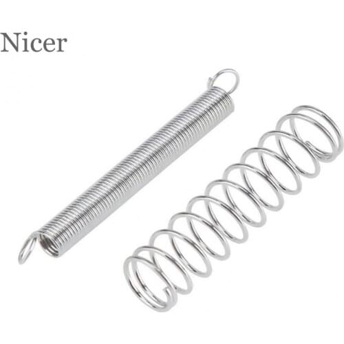 200pcs Steel Compression Spring Compressed Spring Wire Diameter Rotor Return Spring with Storage Box for Tools and Equipment