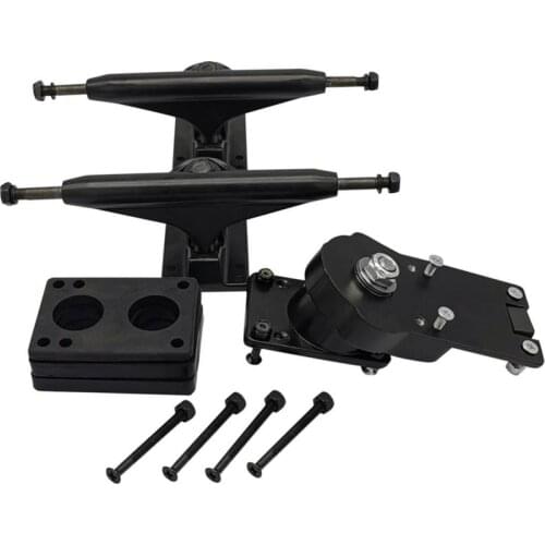 6.25in Surf Skate Trucks Alloy Land Surfboard Skateboard Bracket Base Spring Slide Bracket Complete Set Skateboard Wheels