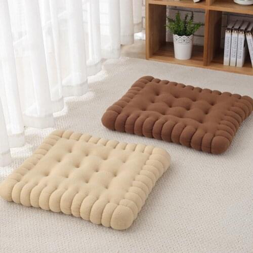 70% Dropshipping!!Pillow biscuit shape soft and comfortable cushion for home decoration