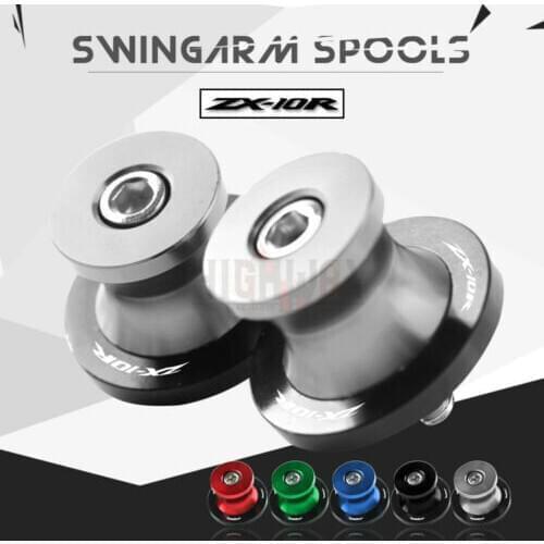 CNC Motorcycle Accessories Frame Swingarm Sliders Spools Stand Slider Screw For KAWASAKI NINJA ZX-10R ZX10R 2004-2010