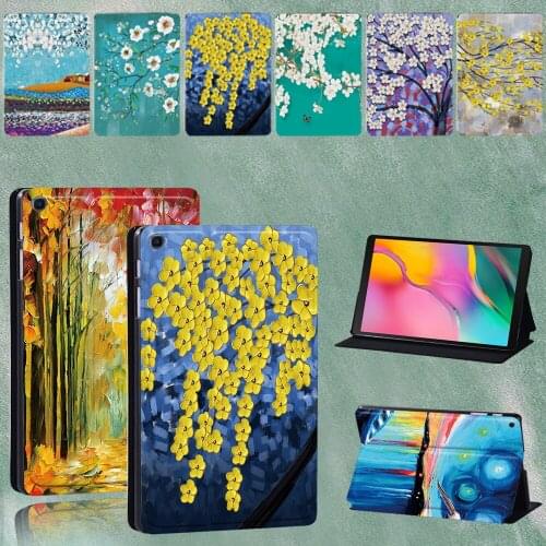 Case for Samsung Galaxy Tab A SM-T290/SM-T295 2019 8.0 Inch PU Leather Shockproof Tablet Cover + Stylus