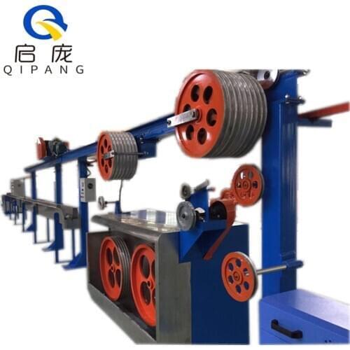 Qipang 10m/20m Factory cable making of the tool machine double wheel traction machine wire Extrusion machine
