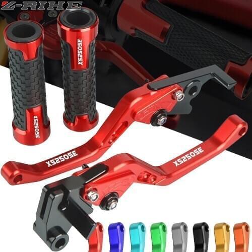 Motorcycle Accessories CNC Brake Clutch Levers Handlebar Hand Grips For YAMAHA XS250SE XS 250SE XS 250 SE 1979 1980 1981 1982