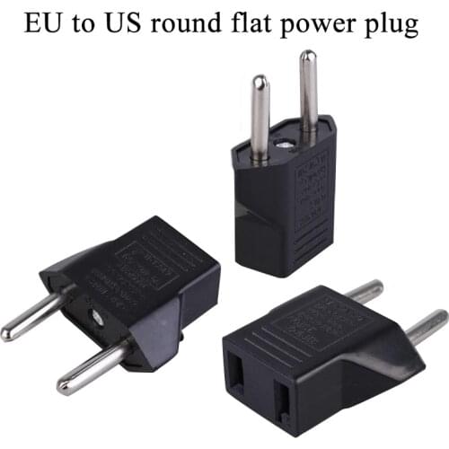 Portable Universal Plug EU to US Europe Travel Portable Wall AC Power Charger Outlet Adapter Electrical Converter Socket Parts