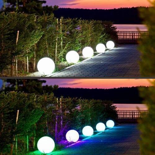 Remote Control LED Ball Garden Light 16 Color Night Lights Waterproof Outdoor Lawn Lamp Pool Christmas Garland Party Decor