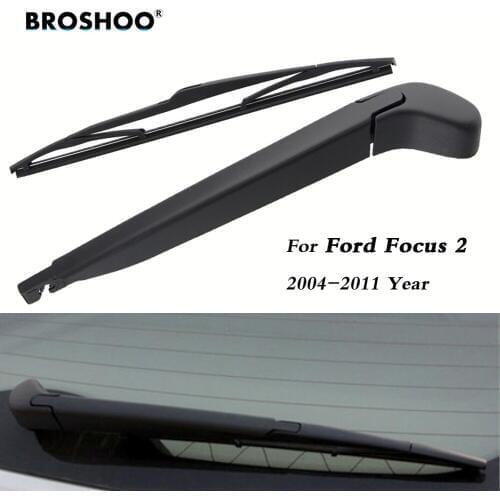 BROSHOO Car Wiper Blades Rubber Windscreen Rear Wipers Blade For Ford Focus 2 Hatchback 14 Inch,2004-2011, Auto Car Accessories