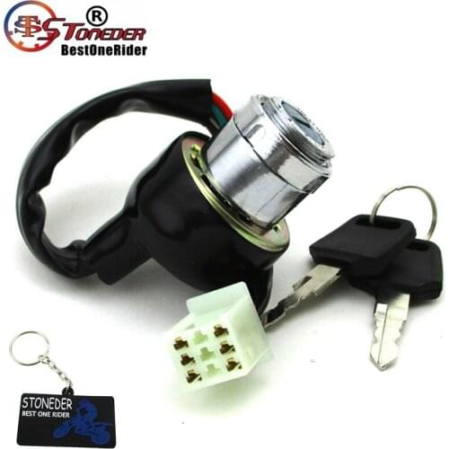 STONEDER On Lock Off ATV Ignition Key Switch For Kazuma Falcon Redcat 50cc 90cc 110cc ATV Quad 4 Wheeler