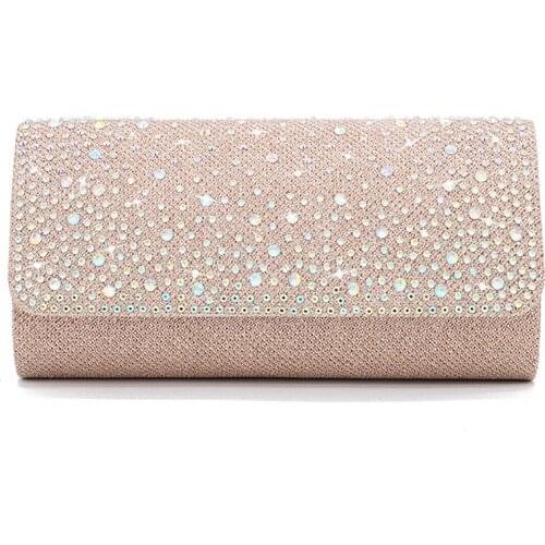 MONNET CAUTHY New Arrivals Bags for Women Elegant Fashion Diamond Wedding Party Evening Bag Solid Color Champagne Black Clutch