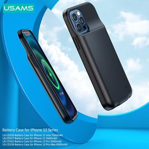 USAMS Battery Charger Case for iPhone X 3200mAh Power Bank Case For iPhoneX 10 Portable Safe Stable Charging Case Protector