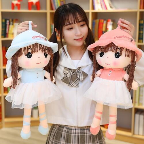1pc 40/50/60CM Lovely Ballet Girl Plush Toys Cute Dressing Dolls Stuffed Soft Pillow for Girlfriend Baby Valentines Gifts