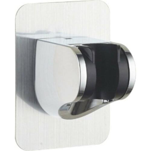 1pc Shower Head Holder No Drilling Bathroom Wall Mount Adjustable Suction Bracket Hand Shower Suction Cup Holder
