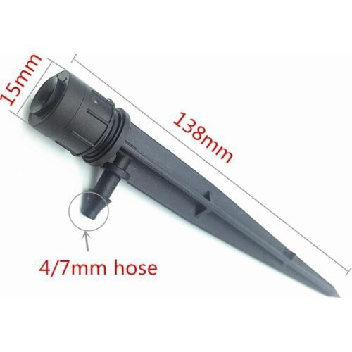 10pcs 360 Degree Adjustable Nozzle Insertion Land Garden Orchard Irrigation Sprinkler Lawn Sprinkler Cooling Connection Tools