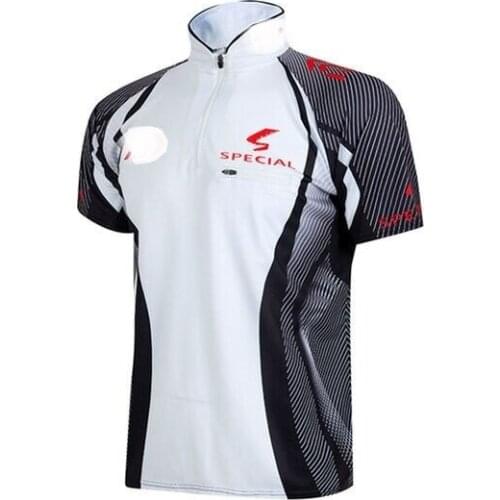 2022 New Sun Protection Windproof Quick-drying Short-sleeved Collar Fishing Suit Outdoor Sports Hiking Shirt Fishing Clothing