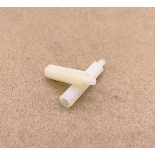 30pcs M2.5x(6mm-25mm)+6mm nylon screw standoff spacers hex isolation column pillar screws isolated support plastic bolts
