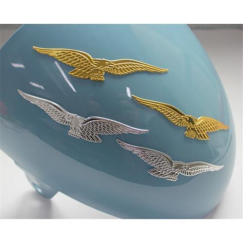 3d Moto Guzzi Eagle Sticker Gold Silver Color Motorcycle Moto Bike Waterproof 3d Decals Stickers