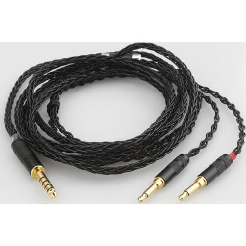 Audiocrast 8 Cores 4.4mm Balanced Upgrade Cable for Denon AH-D7200 AH-D5200 d9200 Headphone