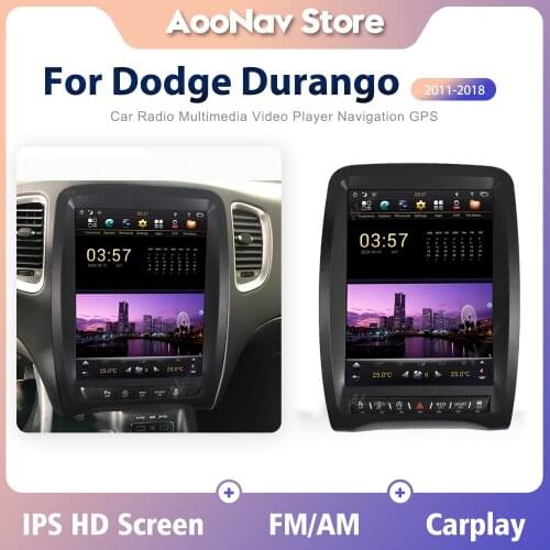 Tesla Style PS6 Multimedia Car Radio Stereo Player 2 Din Headunit For DODGE Durango 2011 2012 2013 2014 2015 2016 2017 2018