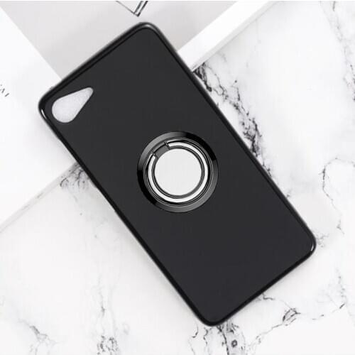 For Lenovo Z2 Plus Back Ring Holder Bracket Phone Case Cover Phone TPU Soft Silicone Cases for Lenovo Zuk Z2 Z2132 Z2131