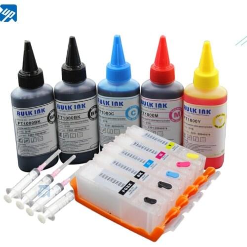 UP Refill ink kit PGI-480 PGI480 refillable Ink Cartridge For canon TS6140 TS6240 TS6340 TR7540 TR8540 TS704 TS9540 with chip