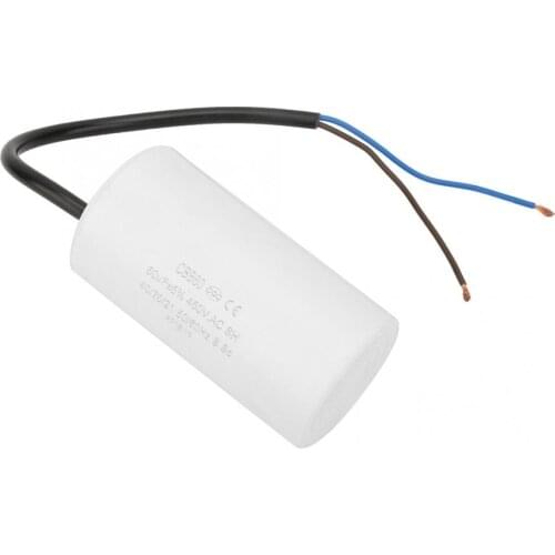CBB60 Eco-Friendly Motor Capacitor 450V ESR 0.2 for Household Electric Appliance 20/40/50/60uf Capacity Starting AC Power