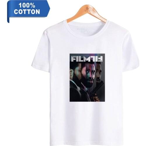 Tenet counter summer Harajuku 100% pure cotton short-sleeved casual all-match T-shirt graphic printing unisex T-shirts tops