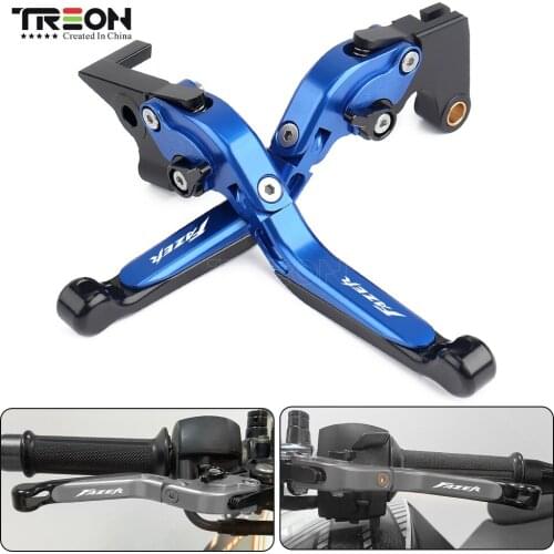 FZ 6R FZ6R 2009-2017 CNC Clutch Levers For YAMAHA FZ-6 FZ6 FAZER 2004-2010 Motorcycle Folding Extendable Brake Levers