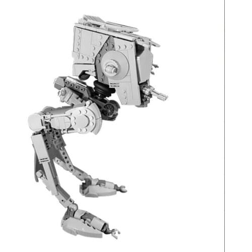 Spot DIY Space Series Wars Bricks AT-AP Walker All Terrain Scout Transport Destroyer Model Building Blocks Toys for Kids Gift