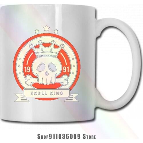 King Skull With Bones mug cup tazas