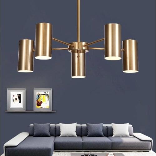 Hot sale Modern designer lighting 5 heads metal bed room ceiling lights led lamp lamparas de techo avize lustre luminaria