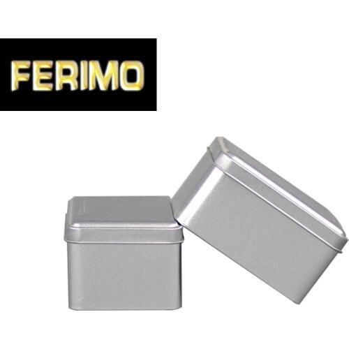 Xin Jia Yi Packaging Bulk Sliver Metal Boxes Rectangular Tiny Mints Spice Cookies Pill Wedding Party Universal Tin Can