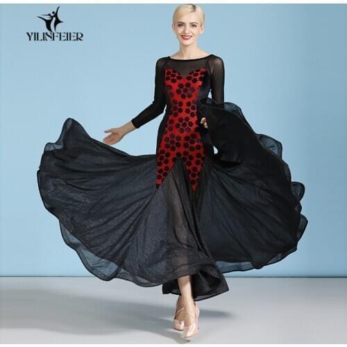New ballroom dance competition dress dance ballroom waltz dresses standard dance dress women ballroom dress 1888