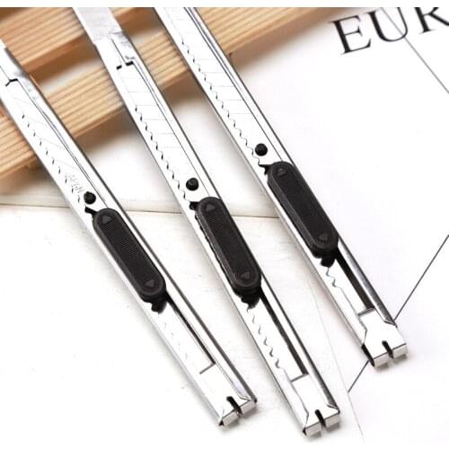 Wholesale creative stainless steel art knife student learning supplies small paper cut knife art knife express open box knife