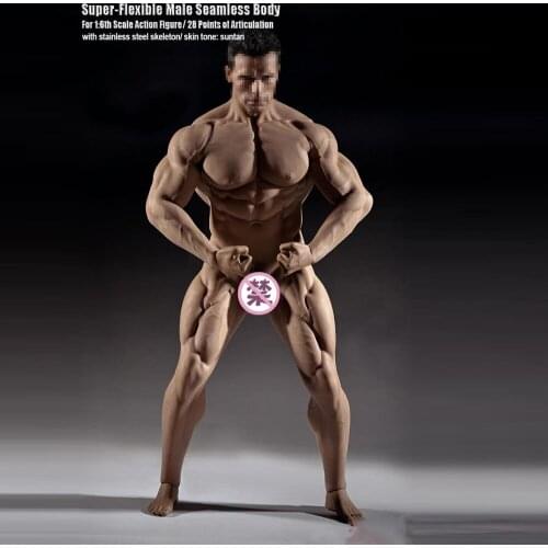Phicen 1/6 Scale Super-Flexible male Seamless Body Stainless Steel Skeleton Suitable for 12'' Action Figure Model Toy