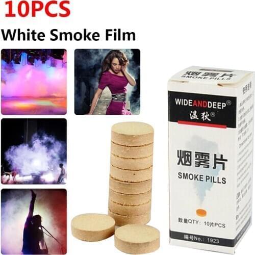 Halloween wedding photography smoke decoration props 10PCS / box white smoke piece smoke air purification party DIY decoration