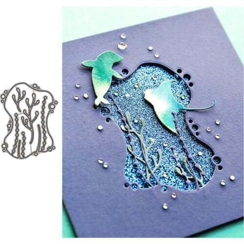 Seagrass Metal Cutting Dies for Scrapbooking Handmade Tools Mold Cut Stencil New 2021 DIY Card Make Mould Model Craft Decoration