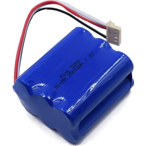 7.2V 2500mAh NiMH Replacement Battery for iRobot Roomba Mint 5200 5200C Braava 380 380t 380j Floor Cleaner/Mopping Robot