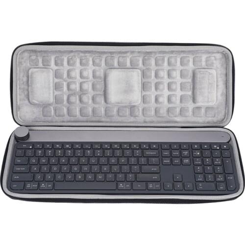 Storage Case Travel Portable Keyboard Protective Bag for Logitech Craft Advanced Keyboard gaming computer peripherals