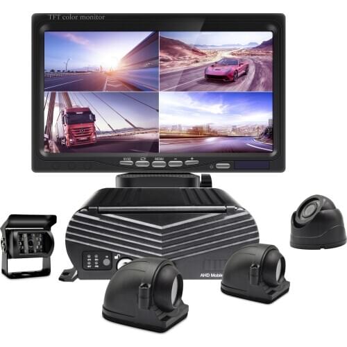 4 Channel 1080p H.264 Car GPS Tracking 3G 4G WiFi Hard Disk Mobile DVR Dash Cam Vehicle Bus Truck Reversing Driving Aid