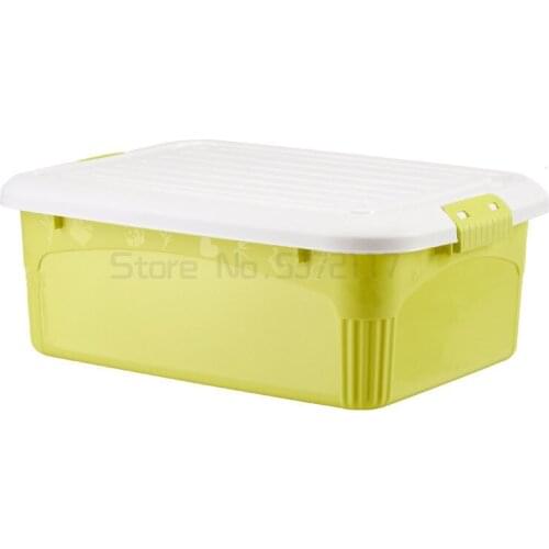 Japanese large storage box household clothes toys finishing box thickened plastic storage basket childrens storage box