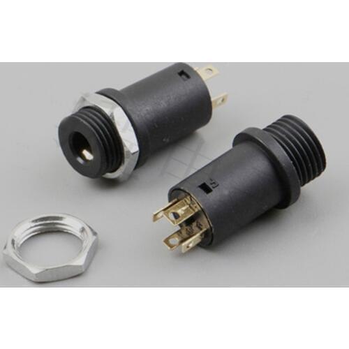 PJ-3164 interface headphone jack 4 foot pin with thread 3.5MM socket female socket