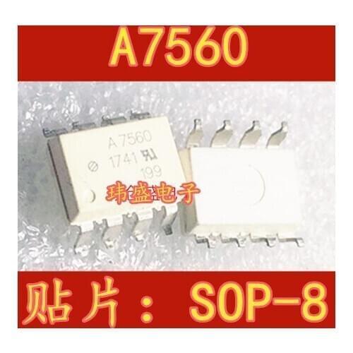 10pcs A7560 HCPL-7560 SOP-8
