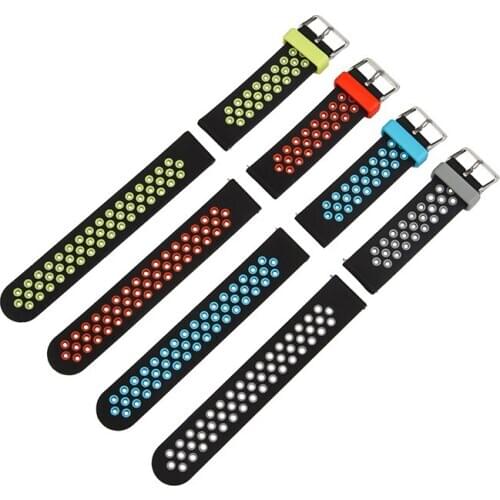 20mm Soft Silicone Watch Band for Huami Amazfit GTS Strap Replacement Bracelet Wrist Strap for Xiaomi Amazfit Bip S Wristband