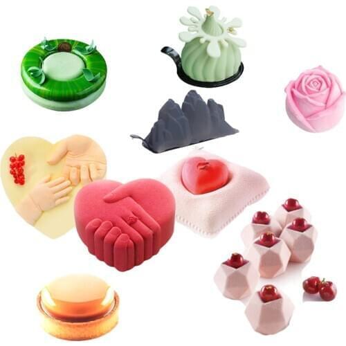 Meibum Non-Stick Silicone Cake Mold Pastry Pan 28 Types Party Mousse Dessert Baking Mould Decorating Tools Kitchen Bakeware