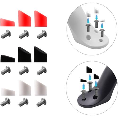 1Set Scooter Rear Back Fender Mudguard Screws Rubber Cap Screw Plug Cover For XIAOMI MIJIA M365 Electric Scooter Parts