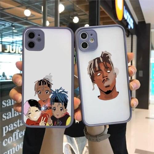 Juice Wrld Death Race for Love Hop Rap Phone Case For iPhone 12 11 Mini Pro XR XS Max 7 8 Plus X Matte transparent